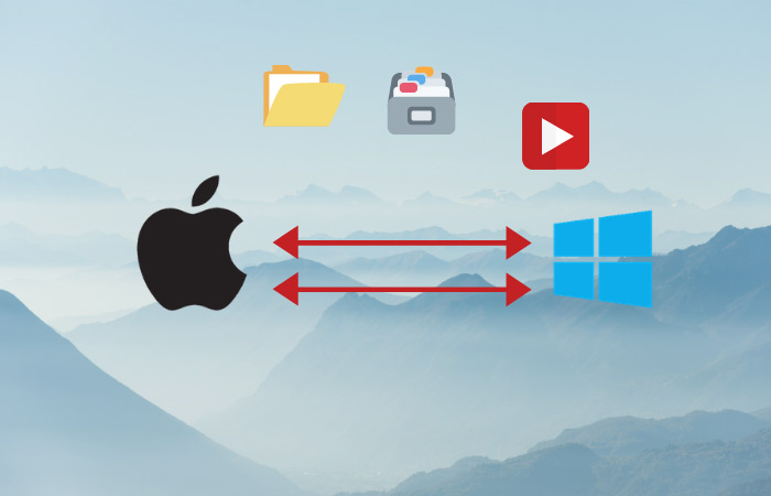 how to transfer file from mac to pc