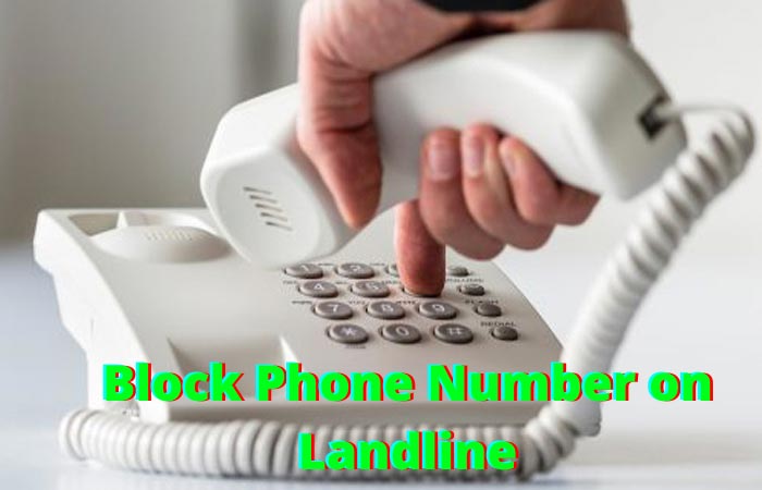 block a phone number on a landline